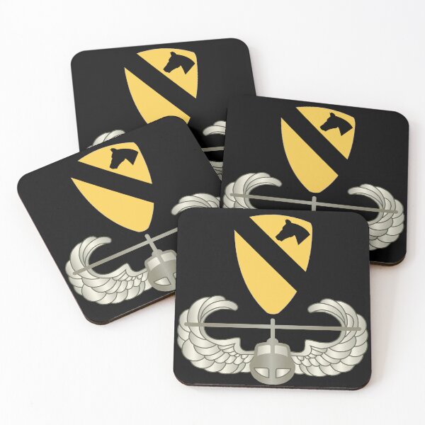 Item preview, Army -  1st Cavalry Div w Air Assault Badge wo Txt X 300 designed and sold by Military Insignia Products.