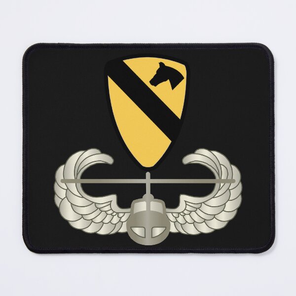 Item preview, Army - 1st Cavalry Div w Air Assault Badge wo Txt X 300 designed and sold by Military Insignia Products.