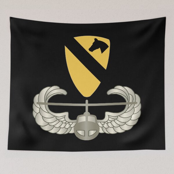 Item preview, Army -  1st Cavalry Div w Air Assault Badge wo Txt X 300 designed and sold by Military Insignia Products.