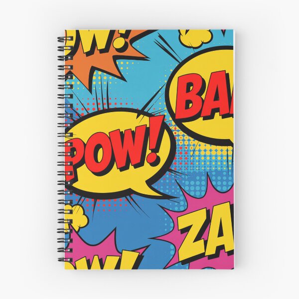 Item preview, Vibrant Comic Book POW BAM ZAP Seamless Pattern designed and sold by Midnight Veil Designs.