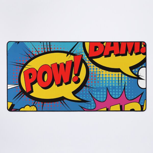Item preview, Vibrant Comic Book POW BAM ZAP Seamless Pattern designed and sold by Midnight Veil Designs.