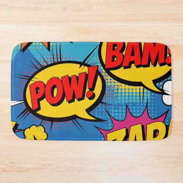 Item preview, Vibrant Comic Book POW BAM ZAP Seamless Pattern designed and sold by Midnight Veil Designs.