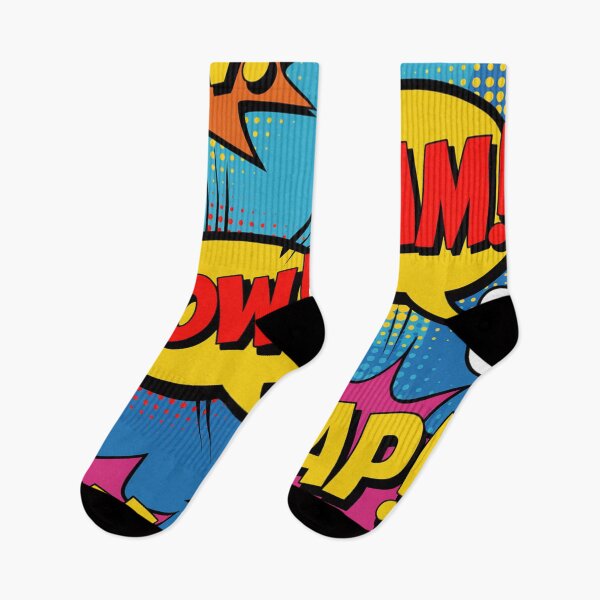 Item preview, Vibrant Comic Book POW BAM ZAP Seamless Pattern designed and sold by Midnight Veil Designs.