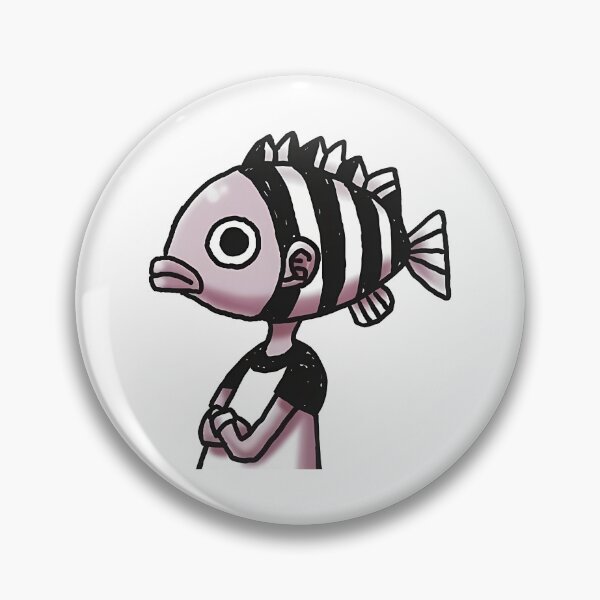 Item preview, Oda Fish Head Manga Sketch designed and sold by FriskySloths.