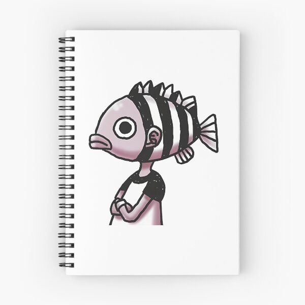 Item preview, Oda Fish Head Manga Sketch designed and sold by FriskySloths.