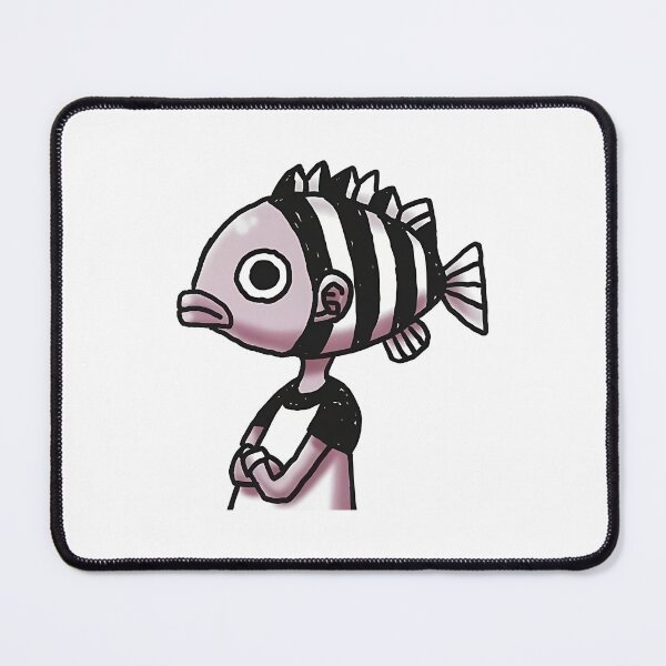 Item preview, Oda Fish Head Manga Sketch designed and sold by FriskySloths.