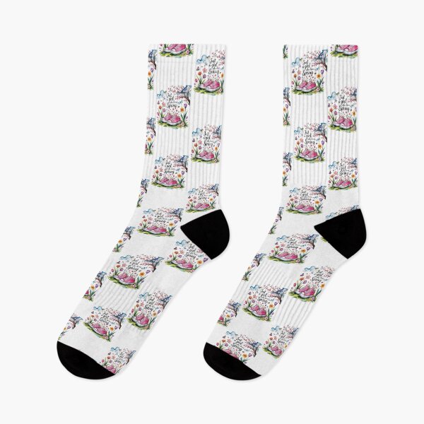 Item preview, Just a Girl Who Loves Spring T-Shirt – Floral Cottagecore Sneaker Design for Nature Lovers & Spring Gift Buyers designed and sold by GemBob Creations.