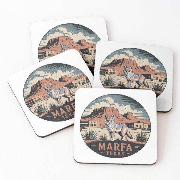 Item preview, Marfa Texas Coyote: Southwestern Desert  designed and sold by CircinusStore.