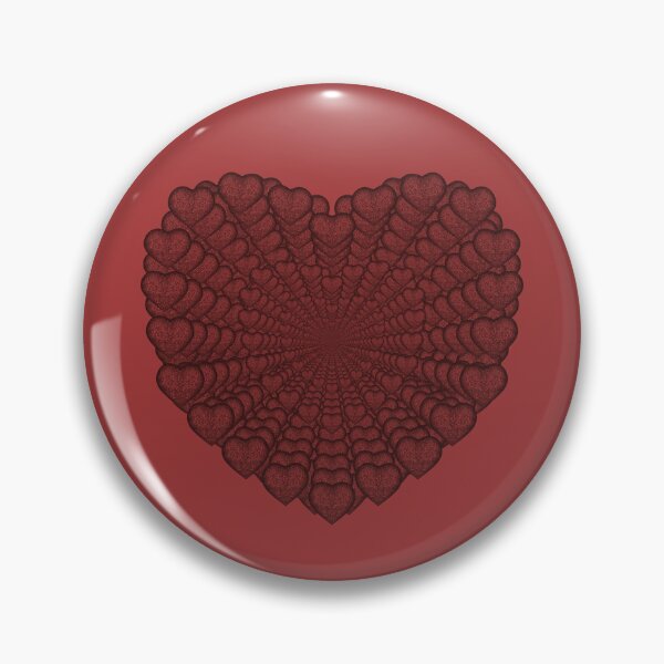Item preview, Heart-shaped pattern of "Monarch's Heart" stones designed and sold by Cherevan.