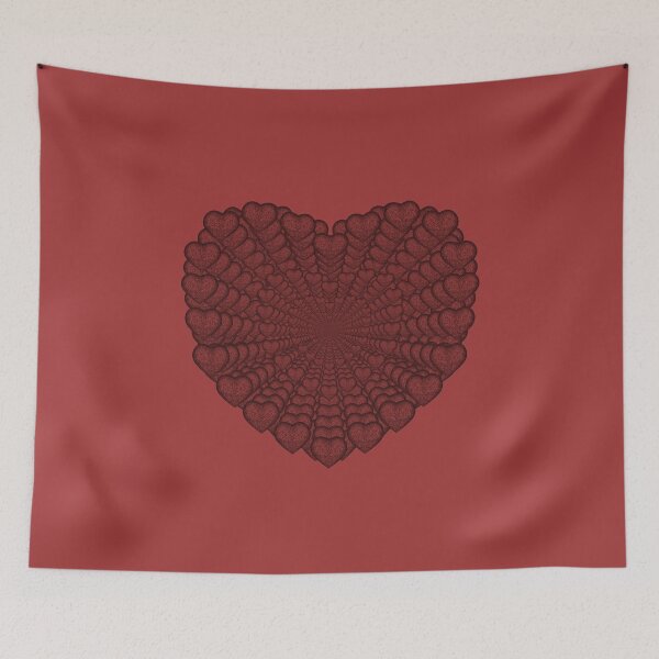 Item preview, Heart-shaped pattern of "Monarch's Heart" stones designed and sold by Cherevan.