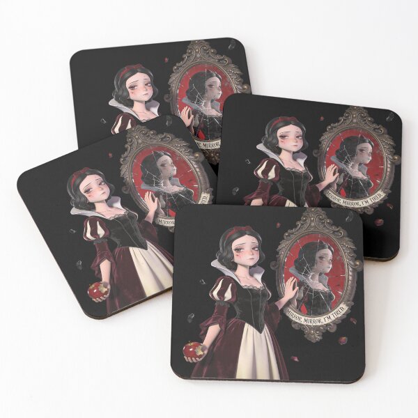 Item preview, Mirror, mirror on the wall… I'm tired – Gothic princess in Burnout designed and sold by Panda LuL Art.