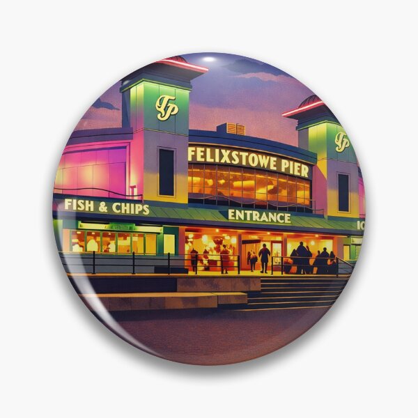 Item preview, Felixstowe Pier Entrance Suffolk designed and sold by The Deco Bureau.