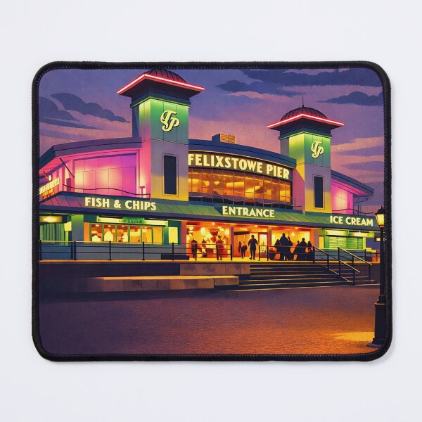 Item preview, Felixstowe Pier Entrance Suffolk designed and sold by The Deco Bureau.