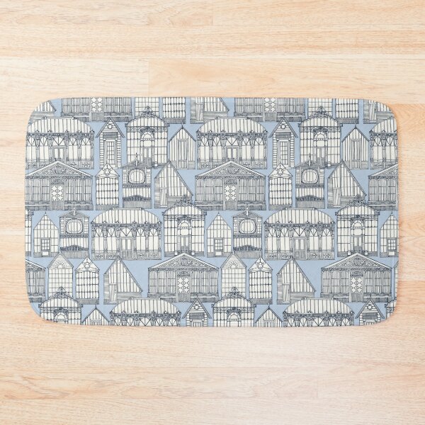 Item preview, Victorian greenhouses navy designed and sold by scrummy.