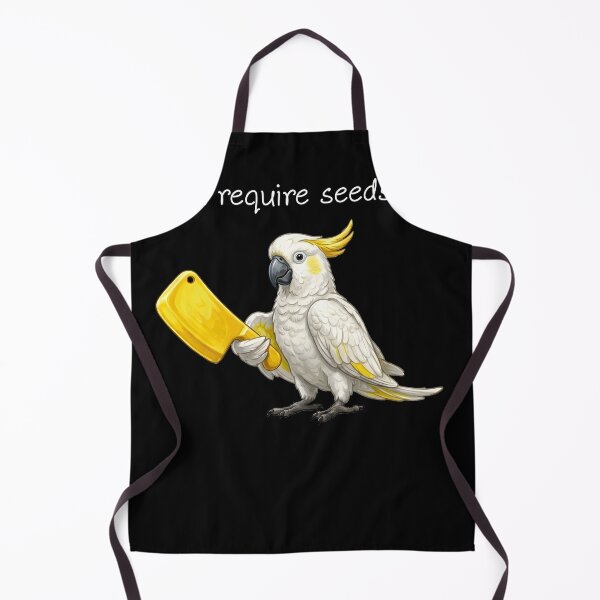 Item preview, Funny Sulphur-crested Cockatoo Parrot Require Seeds Bird Lover designed and sold by TerryConnells.