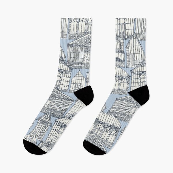 Item preview, Victorian greenhouses navy designed and sold by scrummy.