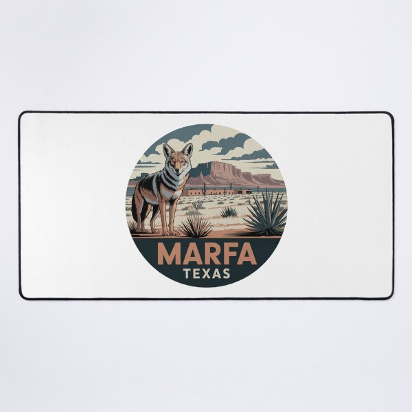Item preview, Marfa Texas: Desert Scene with Coyote designed and sold by CircinusStore.
