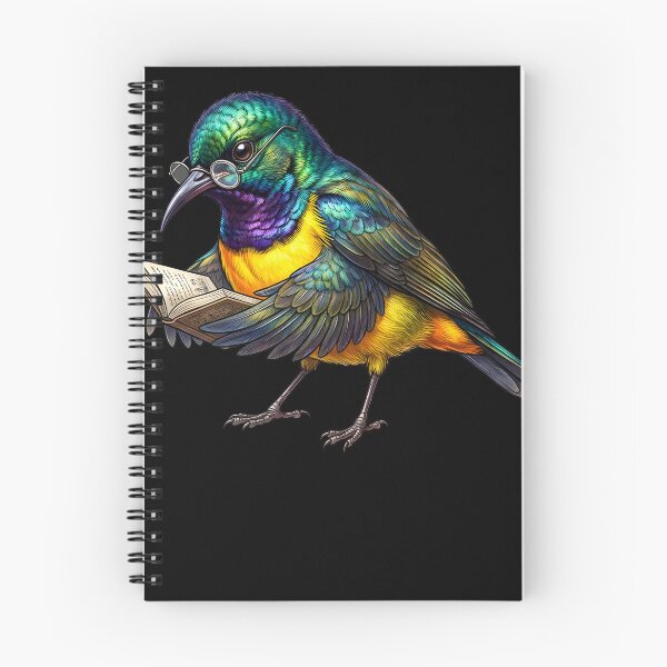 Item preview, Funny Sunbird Reading Book Bird Lover Birding designed and sold by TerryConnells.