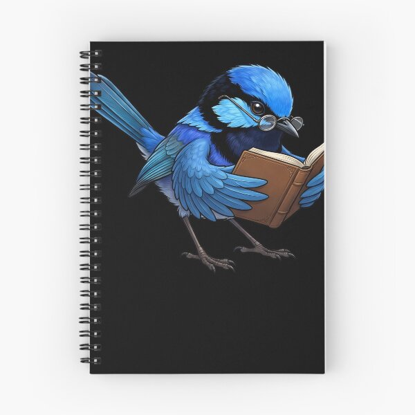 Item preview, Funny Superb Fairy-wren Reading Book Bird Lover Birding designed and sold by TerryConnells.