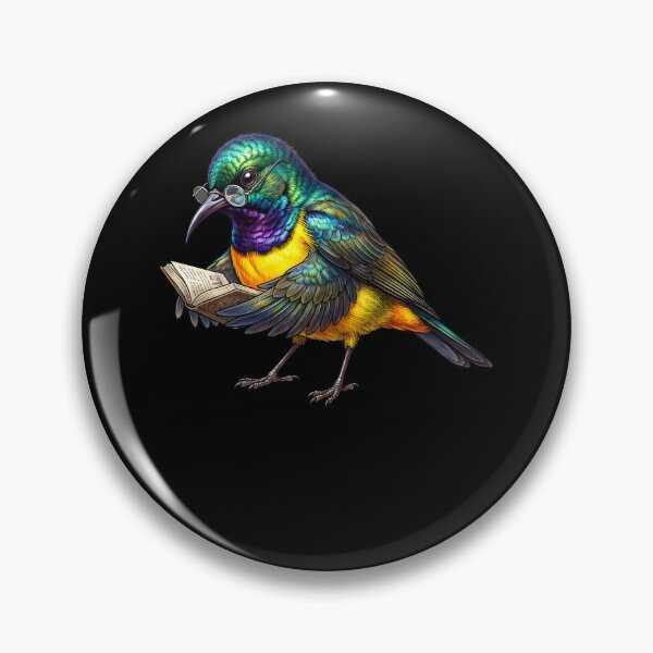 Item preview, Funny Sunbird Reading Book Bird Lover Birding designed and sold by TerryConnells.