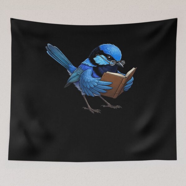 Item preview, Funny Superb Fairy-wren Reading Book Bird Lover Birding designed and sold by TerryConnells.