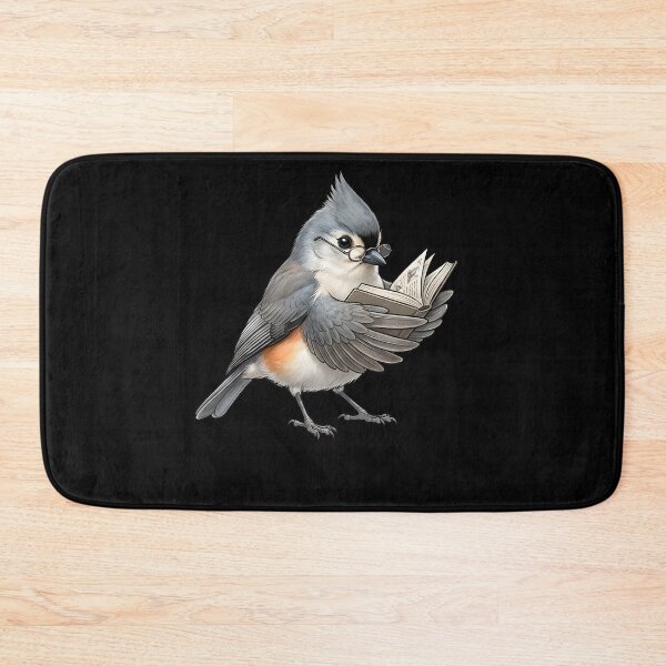 Item preview, Funny Tufted Titmouse Reading Book Bird Lover Birding designed and sold by TerryConnells.