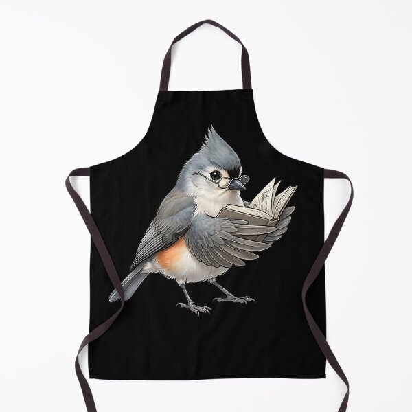 Item preview, Funny Tufted Titmouse Reading Book Bird Lover Birding designed and sold by TerryConnells.