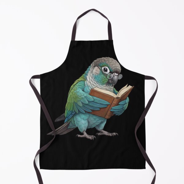 Item preview, Funny Turquoise Green Cheeked Conure Parrots Reading Book Bird Lover designed and sold by TerryConnells.