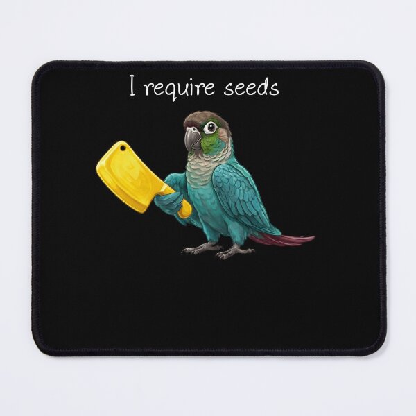 Item preview, Funny Turquoise Green Cheeked Conure Parrot Require Seeds Bird Lover designed and sold by TerryConnells.
