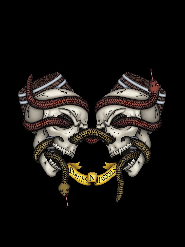 "Snakes N' Barrels logo" Tshirt by TheMurmaider Redbubble