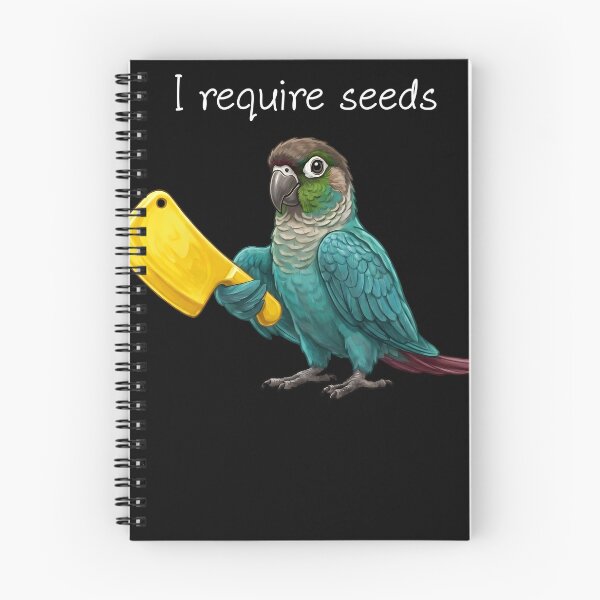 Item preview, Funny Turquoise Green Cheeked Conure Parrot Require Seeds Bird Lover designed and sold by TerryConnells.