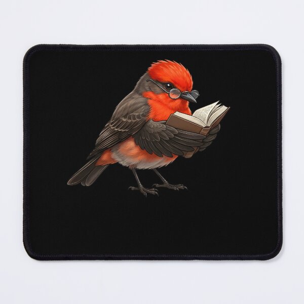 Item preview, Funny Vermilion Flycatcher Reading Book Bird Lover Birding designed and sold by TerryConnells.