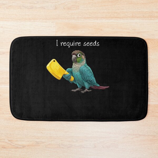 Item preview, Funny Turquoise Green Cheeked Conure Parrot Require Seeds Bird Lover designed and sold by TerryConnells.