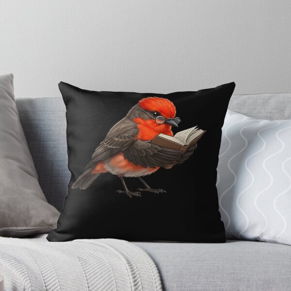 Item preview, Funny Vermilion Flycatcher Reading Book Bird Lover Birding designed and sold by TerryConnells.