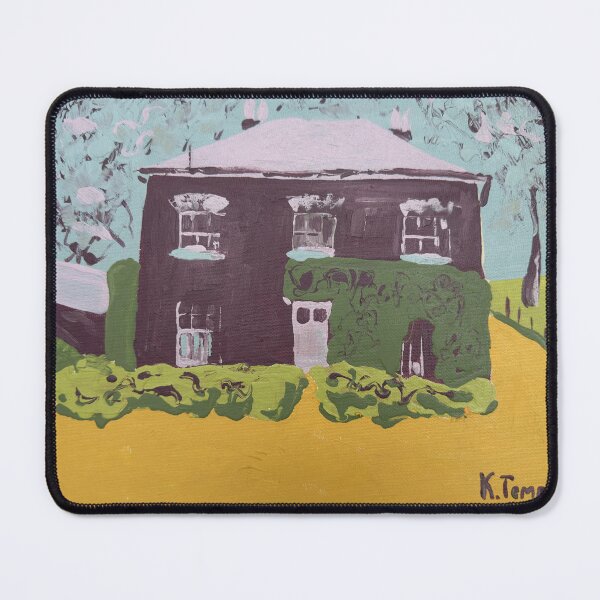 Item preview, The Garden shop and second hand book shop, Kenwood house, Hampstead heath, from canvas painting by Kate Temple  2002 designed and sold by Aylmer Art, Aylmer Parade, N2 0PE.