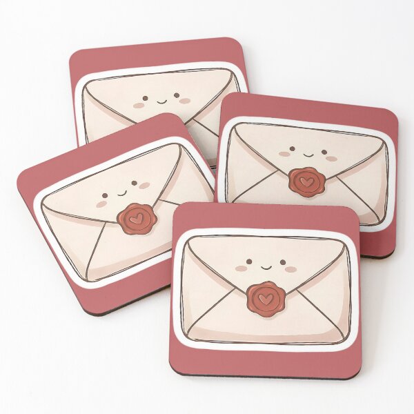 Item preview, Cute Love Envelope Illustration designed and sold by ScarletMosaic.