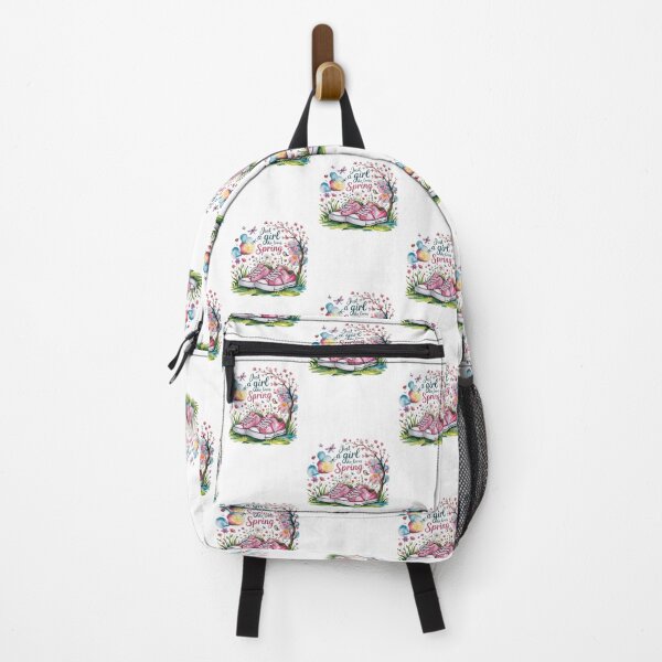 Item preview, Just a Girl Who Loves Spring T-Shirt – Floral Cottagecore Sneaker Design for Nature Lovers & Spring Gift Buyers designed and sold by GemBob Creations.