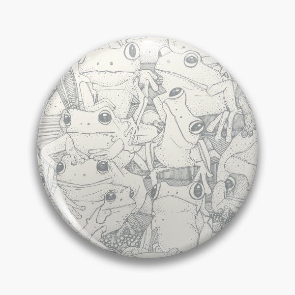 Item preview, just tree frogs silver designed and sold by scrummy.