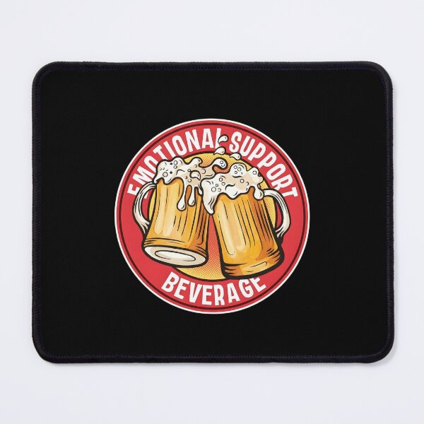 Item preview, Emotional Support Beverage Funny Beer Cheers Retro Art designed and sold by haitrieuic96.