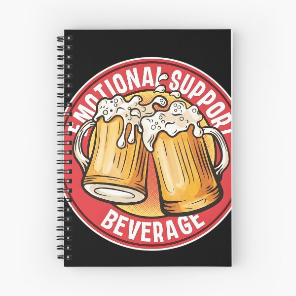 Item preview, Emotional Support Beverage Funny Beer Cheers Retro Art designed and sold by haitrieuic96.