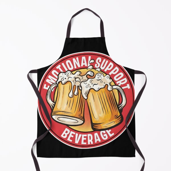 Item preview, Emotional Support Beverage Funny Beer Cheers Retro Art designed and sold by haitrieuic96.