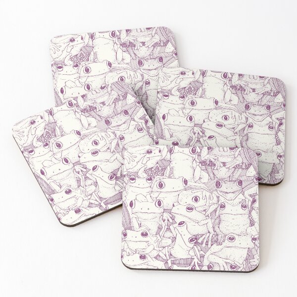 Item preview, just tree frogs purple designed and sold by scrummy.