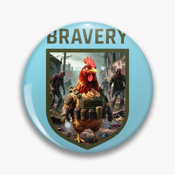 Item preview, Tactical Chicken Zombie Hunter – Bravery Pending Meme designed and sold by AnimalAirtistry.