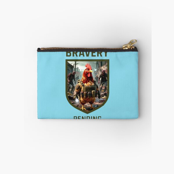 Item preview, Tactical Chicken Zombie Hunter – Bravery Pending Meme designed and sold by AnimalAirtistry.