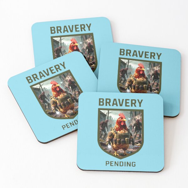 Item preview, Tactical Chicken Zombie Hunter – Bravery Pending Meme designed and sold by AnimalAirtistry.