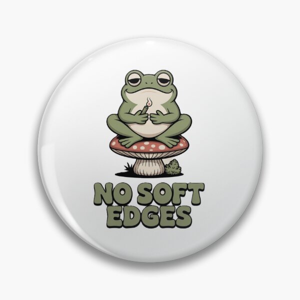 Item preview, Retro Stoner Frog – No Soft Edges – Mushroom Aesthetic Psychedelic Toad designed and sold by KaphzeShop.