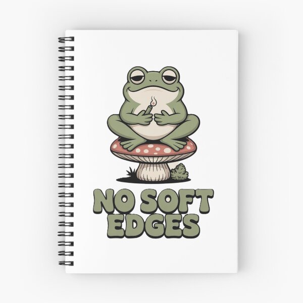 Item preview, Retro Stoner Frog – No Soft Edges – Mushroom Aesthetic Psychedelic Toad designed and sold by KaphzeShop.