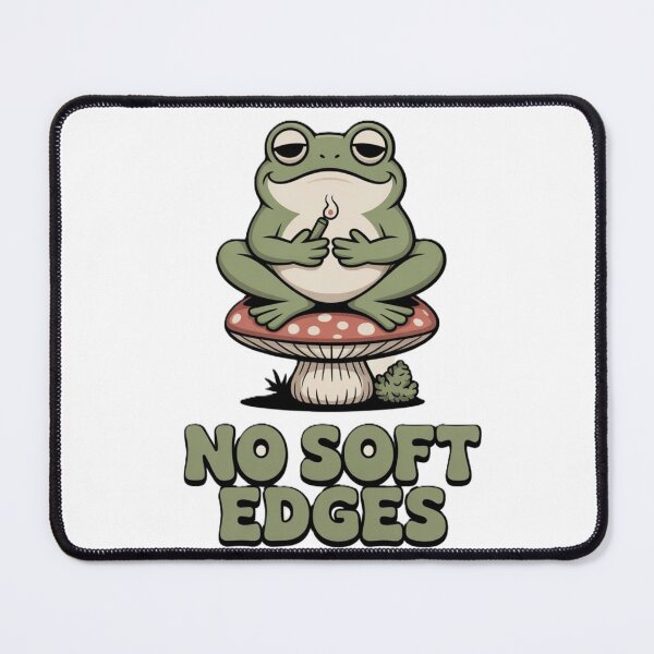 Item preview, Retro Stoner Frog – No Soft Edges – Mushroom Aesthetic Psychedelic Toad designed and sold by KaphzeShop.
