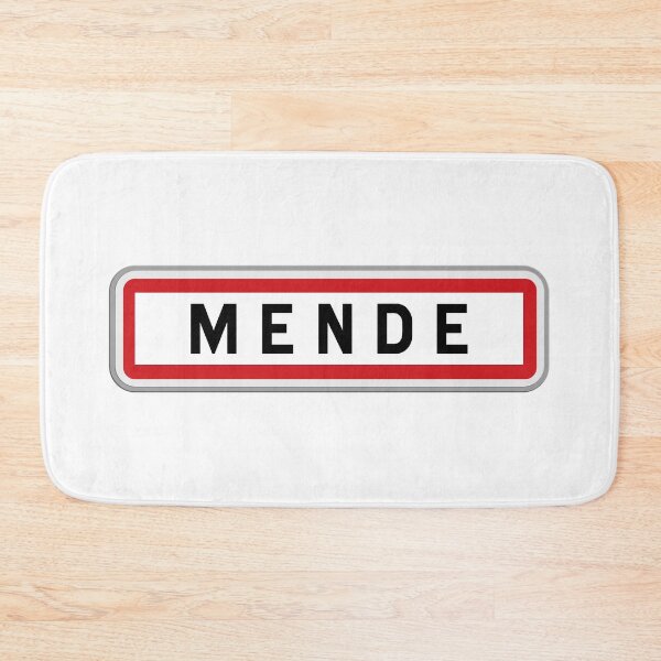 Item preview, Mende sign – Lozère, Occitanie designed and sold by Panneaux et signalisations - NPOITEVIN.