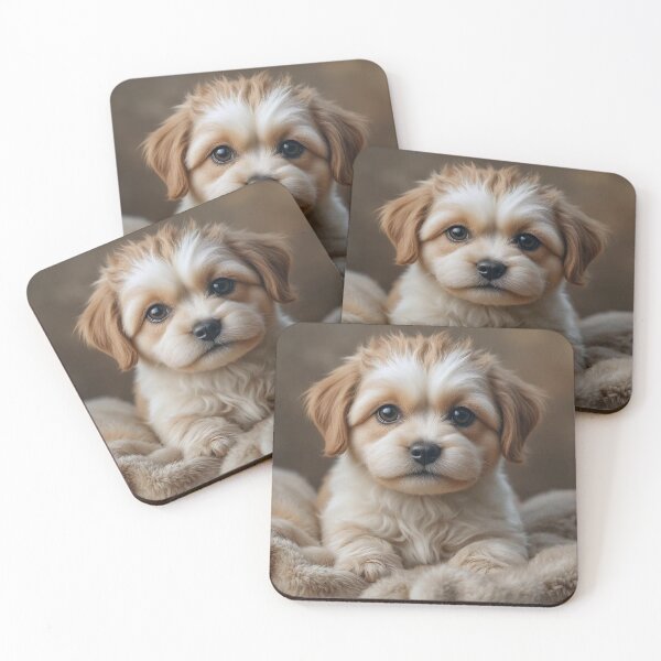 Item preview, Soft Plush Portrait Style Havanese Puppy – HAVO | ArtivaNest Pet Verse Cozy Companion Design designed and sold by ArtivaNest.
